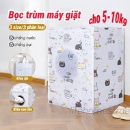 Top-load, horizontal-load washing machine cover from 5kg - 12kg, PEVA washing machine cover is water