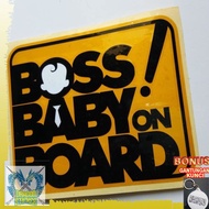 BOSS BABY Cutting Sticker on board Brio car window sticker dear child Dragon Sticker