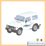 AOSHIMA 1/32 Easy Assembly Snap Kit No.18-SW Suzuki JA11 Jimny Superior White Pre-painted Plastic Mo