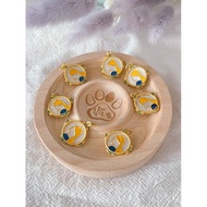 Girl Shell Charm Gold Accessories 14k16k DIY Handmade Crystal