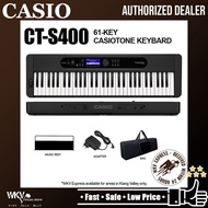Casio CT-S400 61-Key Casiotone Keyboard Package (CTS400 / CT-S400 / CTS 400)