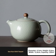 XIYUANJI | Crack Pattern Gongxian Pottery Tea Pot