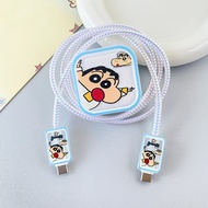 Cartoon Little Boy Silicone Charger Protective Case for IPhone 40W Fast Charger Protection Charger C