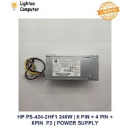 【NEW】 HP PS-4241-2HF1 / PS-4241-1HD 240W PSU | 400 600 800 G1 G2 | SFF | 6P + 4P + 6P (P2) | POWER S