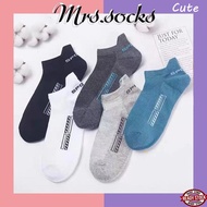 Mrs.socks Plain Sport Socks Men Ankle Socks Women Stokin Pendek Sukan Stoking Stocking Muslimah Kaos Kaki Wanita 襪子女 襪子女