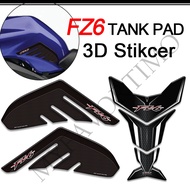 Motorcycle accessory For Yamaha FZ6 S FZ6N Fazer FZ6R FZ 6 Tank Pad Side Grips Stickers Decals