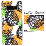 【Sara Garden】客製化 手機殼 Samsung 三星 Note8 手工 保護殼 硬殼 手繪滿版鳳梨