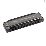 SWAN Performance 7 10 Holes Harmonica of C with Diatonic Organ Students SW 1020 - Beginners Key Kids Standard Professionals Case ABS C-key 20 Tones Adults for Blues Mouth