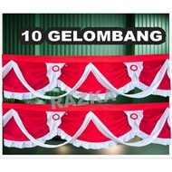 BEKGRON FLAG 8 METER SCARF MODELPOLOS 10 WAVES
