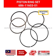 YAMAHA PISTON RING SET 6B6-11603-01 100% ORIGINAL - BOATERS MALL