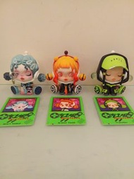 Pop Mart Skullpanda 夜之城 Heart Seeker 心靈捕者, Ardent Youth 熱血少女, Traveller 流浪者