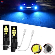 DREAMFOREST 2Pcs LED Bulb 3030 12SMD 6000K White H3 Car Fog Light DRL Brake Driving Lamp J3V8
