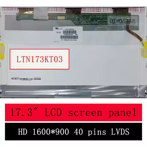 LTN173KT03 17.3"LED matrix For HP Pavilion 17-G 17-g121wm 17-F 17-F115DX laptop lcd screen panel Dis