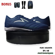 DGSTANGERANG ADULT FUTSAL SPECS SHOES BONUS BAG SOCKS DEKER TWO COLOR RUBBER SOLES NEWEST