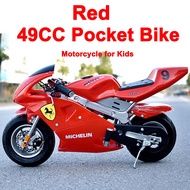 Enduro Pocket Bike For kids 49cc Gasoline Type 2 Wheels Kids Ride On Dirt Pocket bike Motorcycle 49c