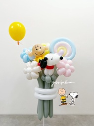 Snoopy 史努比氣球花束