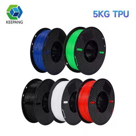 5KG/11LBS Flexible TPU Filament 1.75mm 95A for 3D Printer SPOOL Plastic Rubber Material 3D Printing 