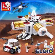 ELGIO Brick Sluban Space Base Station Markas Luar Angkasa M38 B0739