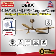 【Free Shipping】DEKA F5DC PRO F5DCL 56" | F5DCBABYL 46" 5 Blades DC Motor 20 Speed Control + Reverse