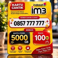 Promo Kartu Cantik Indosat IM3 5000GB Bonus Kuota Utama + Pulsa 100RB Berlaku di seluruh wilayah Ind