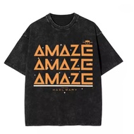 2026 New Vintage T-Shirt Project Hail Mary Rocky Amaze Amaze Amaze Cotton T Shirts Summer Print Tees