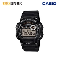Casio Youth Black Resin Watch For Men CW-735H-1AVDF
