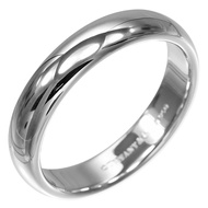 Tiffany & Co.) Forever Classic 系列男士戒指，18 號，4.5 毫米戒圈，Pt950 鉑金，約 9.5 克 [二手]