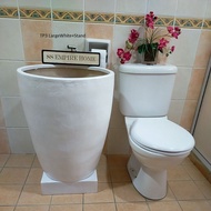 Tempayan TP3 Large Fiberglass White Tangki Simpanan Air Bathtub Tong Mandi Bekas Kolah Air Bilik Air