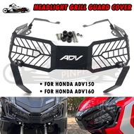 Pinph HONDA ADV 150 ADV 160 Headlight Grill Guard Cover / Headlamp Guard Full Alloy Matte Black