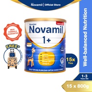 Novamil 1+ for Balanced Nutrition 1-3 Years Old (800g x 15)