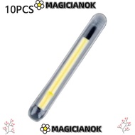 MAGICIANOK 10PCS Fishing Fluorescent Rod, Dark Luminous Light Firefly Fluorescent Rod, Bright Fluore