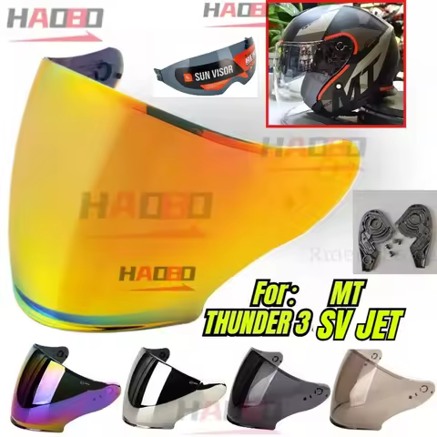 MT-V-19 Helmet Lens for MT THUNDER 3 JET EXPERT Open Face Helmet Uinverse MT-V-19 Replacement Helmet