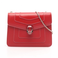 【二手】BVLGARI(Bulgari) Serpenti ForeverRED皮革單背包 女士二手 A