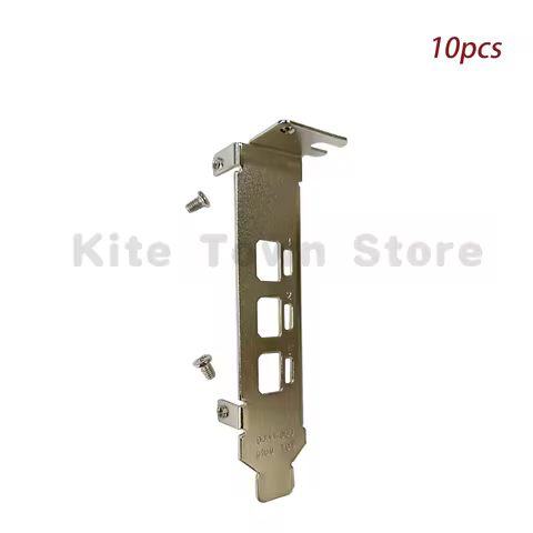 10-Pack 3-Port Short Bracket for NVIDIA Quadro P400 T400 2G mini DP*3 Port Graphics w/2x Screws