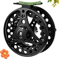 KEATHS Fly Fishing Reel, Aluminum Alloy 85mm Diameter Fly Reel, Durable 2+1BB Bearings 5/6 WT Fishin