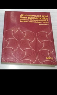徵：Aids to advanced level pure mathematics