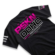PSKN DOHC Double Overhead Camshaft Racing T-Shirt DOHC Gank Ohlins HRC Michelin Ipone Satria Fu CB15
