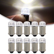 【BLINKNB ready】Pack of 10 Ba9s LED Light Bulb Lamp Bulb 12V Instrument Lighting White Red