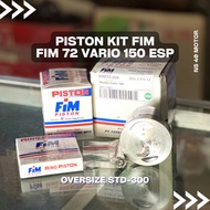 Piston Kit FIM FIM72 Honda Pen 14 Vario 150 K36 PCX K97 ADV Pin 14 OS Standard 57.3 mm / 50 57.8 / 1