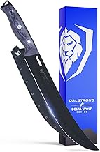 DALSTRONG Butcher & Breaking Knife - 10" - Delta Wolf Series - Ultra-Thin & Zero Friction Blade - HC
