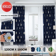 GDeal Simple Sunflower Design Thick Curtains Woven Fabric Bedroom Living Room Blackout Curtain Langs