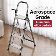 DAXINSI Aluminium Ladder Foldable Ladder 4 5 6 Step Ladder 150kg Bearing Slim Ladder Small Ladder ZH