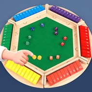 Large Drinking Game Detachable Six-Sided Flip Card Wooden Chess Board Game Board Game Children's Toy