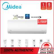 MIDEA MSXS-25CRDN8 2.5HP R32 INVERTER WALL MOUNTED AIR CONDITIONER