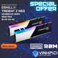 Ram GSKILL Trident Z Neo RGB 32GB - 2x16GB DDR4 Bus 3600MHz F4-3600C18D-32GTZN [NEW]