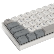 Womier Vintage Grey PBT Keycaps, XDA Contour Keycaps 75%, Dye Sublimation Keycaps, Custom Keycaps fo