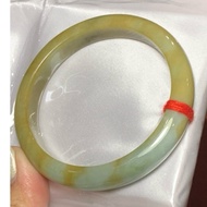 Natural Yellow Jade Bracelet 57.8 Circle