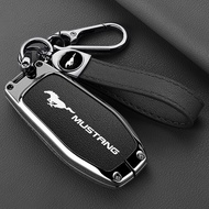 Suitable Ford Mustang Key Cover Ford Mustang Car Remote Control Protective Case Buckle Premium Metal