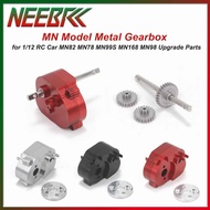 MN82 MN78 MN99S MN168 MN98 MN Model 1/12 RC Car Metal Transmission Metal Gearbox Set for RC Crawler 