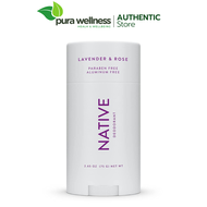 Native Deodorant Lavender & Rose - Lăn khử mùi hương lavender và hoa hồng 75g